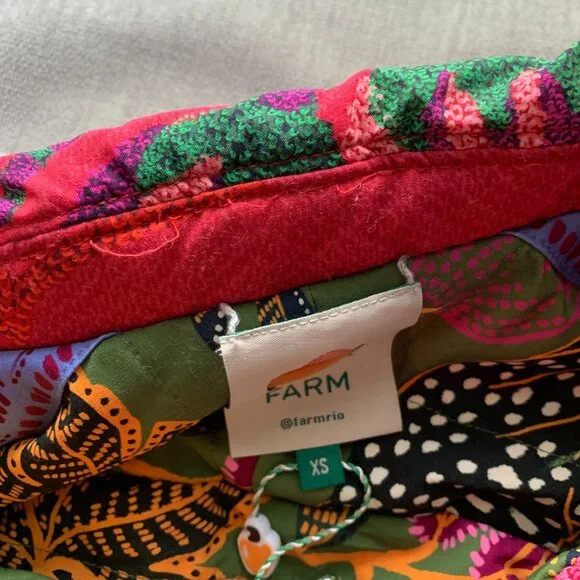 Farm Rio Mixed Prints Tapestry Reversible Jacket - Picture 7 of 15